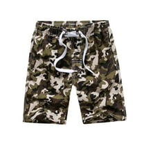 Dr.Eam Boys Teens Swim Trunks Quick Dry Surfing Beach Sports Running Swim Shorts With Drawstring Green