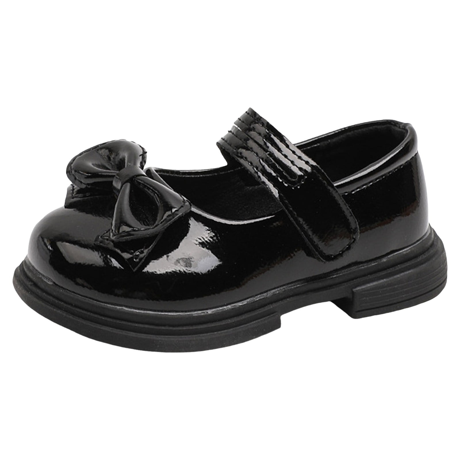 Dr.Eam Infant Children Shoes Lacquer Leather Shoes Bow Girl Big Head