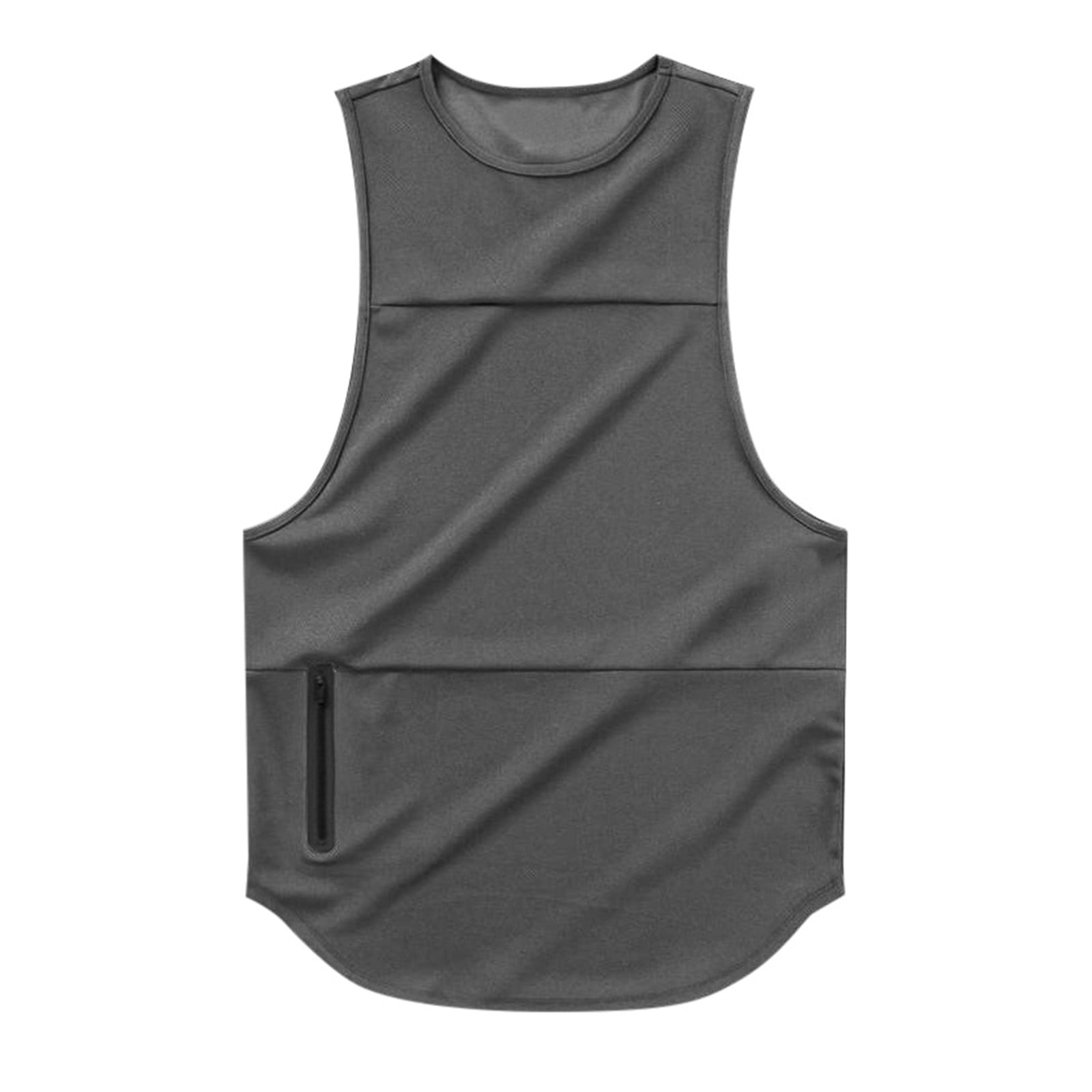 Dr.Eam Mens Casual Adult Sleeveless Tops Tees Blouses Plustank Tops ...