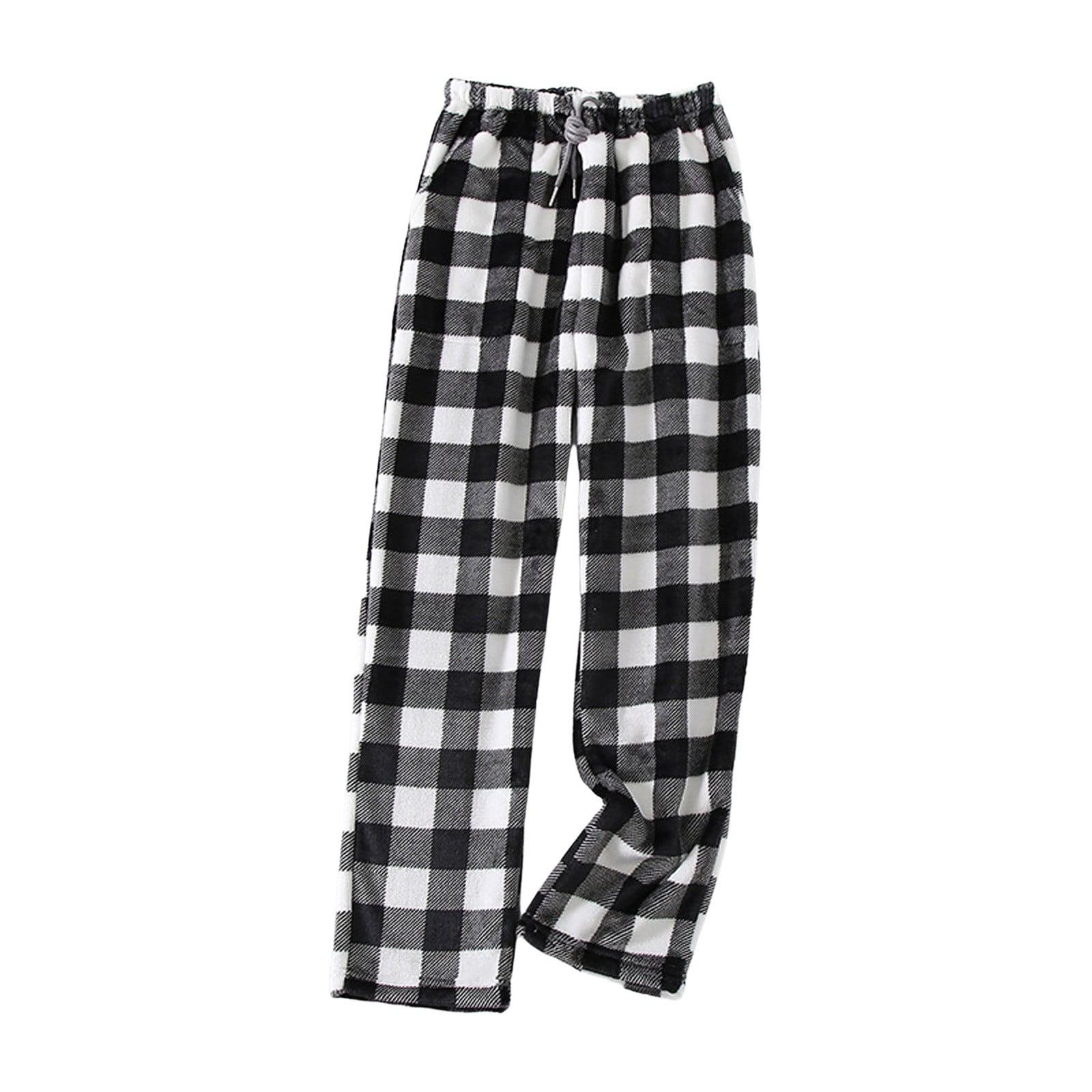 Dr.Eam Spring Summer Checkered Pajama Pants Womens Trousers Pants Loose Comtable Large Size