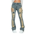 Dr.Eam Women Long Cargo Pants 2024 New Jeans For Trendy 90S Jeans Booty