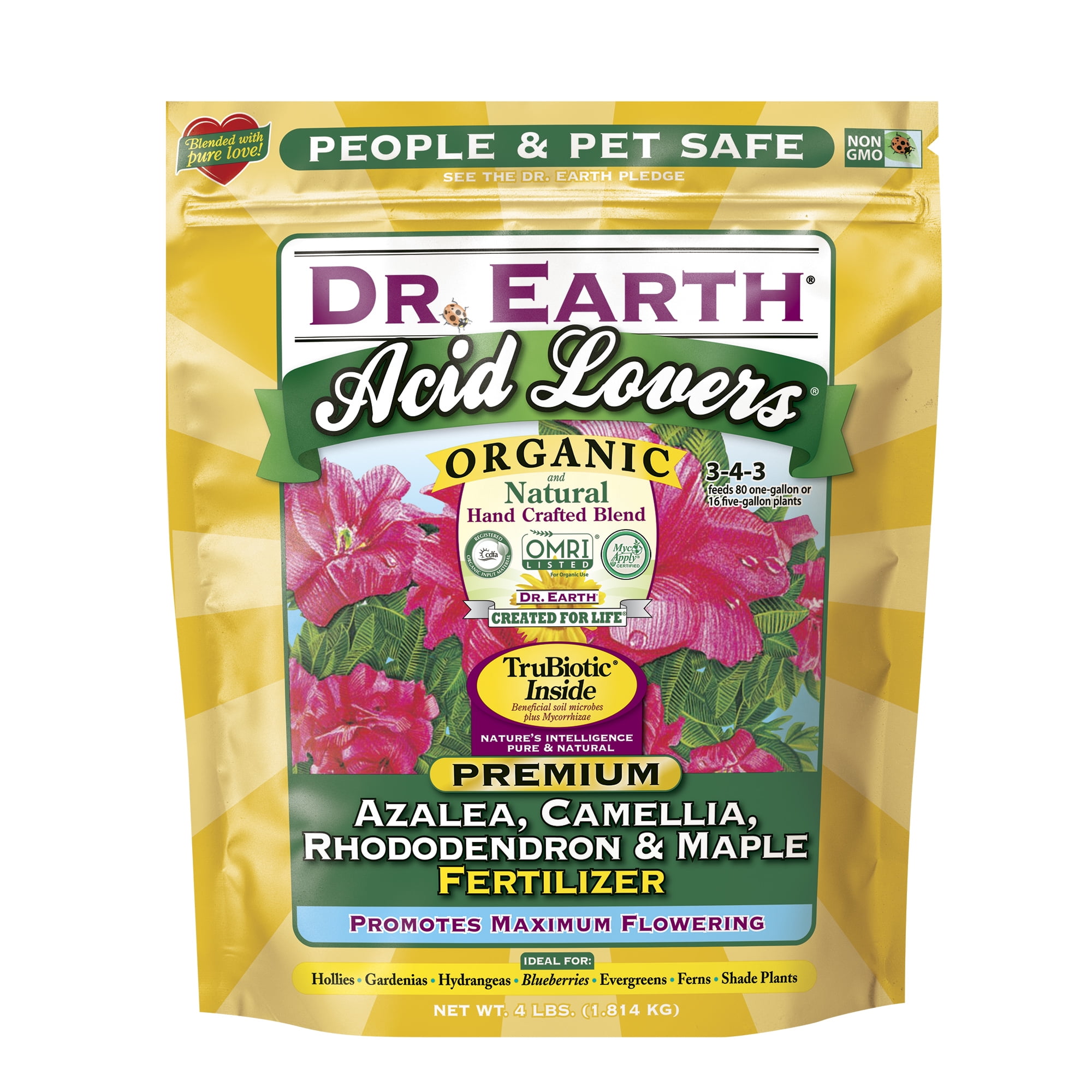 ariel,archangel of natura 4枚 Dr. Earth Organic & Natural Acid Lovers Azalea Fertilizer, 4 lb