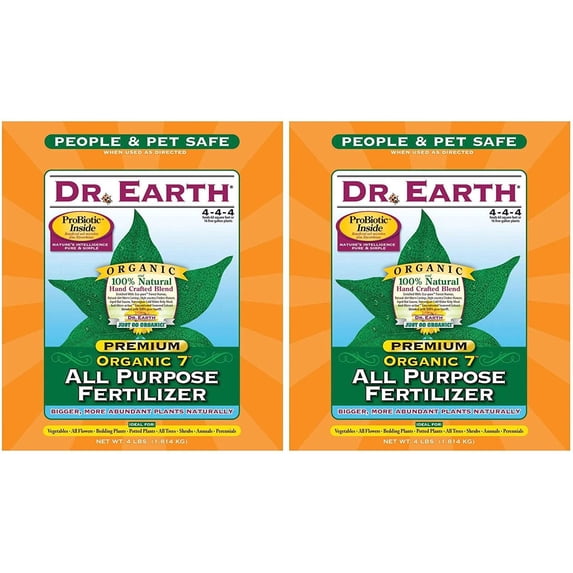 Dr. Earth Premium Gold All Purpose Fertilizer - Natural Granules - 4 lbs