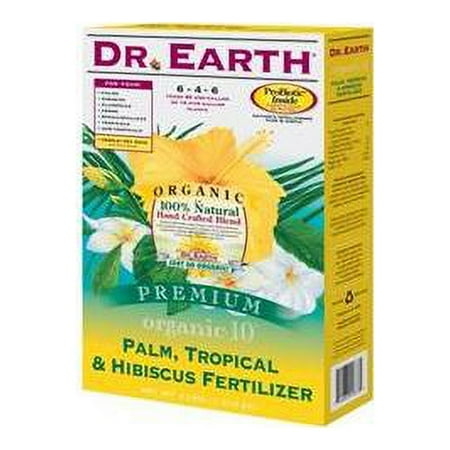 Dr Earth 756 Exotic Blend Tropical Organic Fertilizer, 6-4-6, 4-Lb. Box