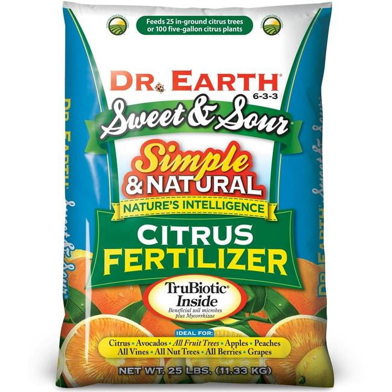 Dr Earth DRE903 25 lbs Sweet & Sour Citrus Fertilizer