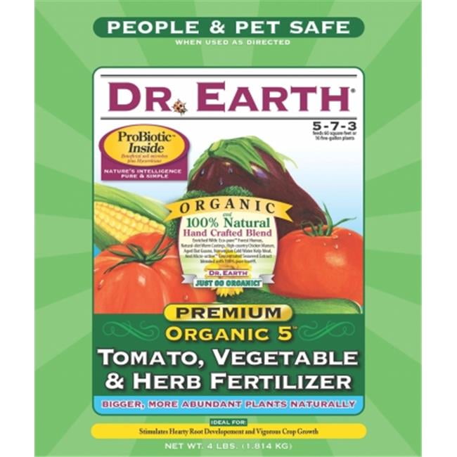 Dr Earth Fertilizers Tomatovegetableherb Fertilizer 4 Pound