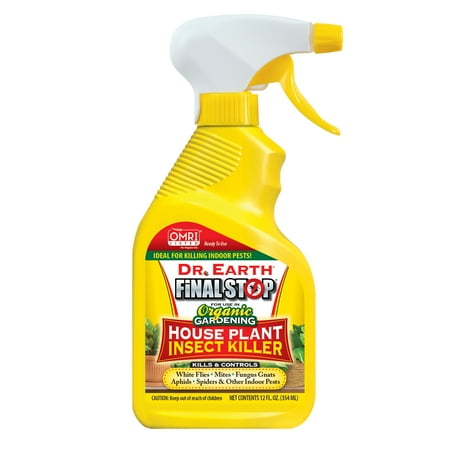 Dr. Earth Final Stop Houseplant Indoor Insect Killer, 12 oz. RTU