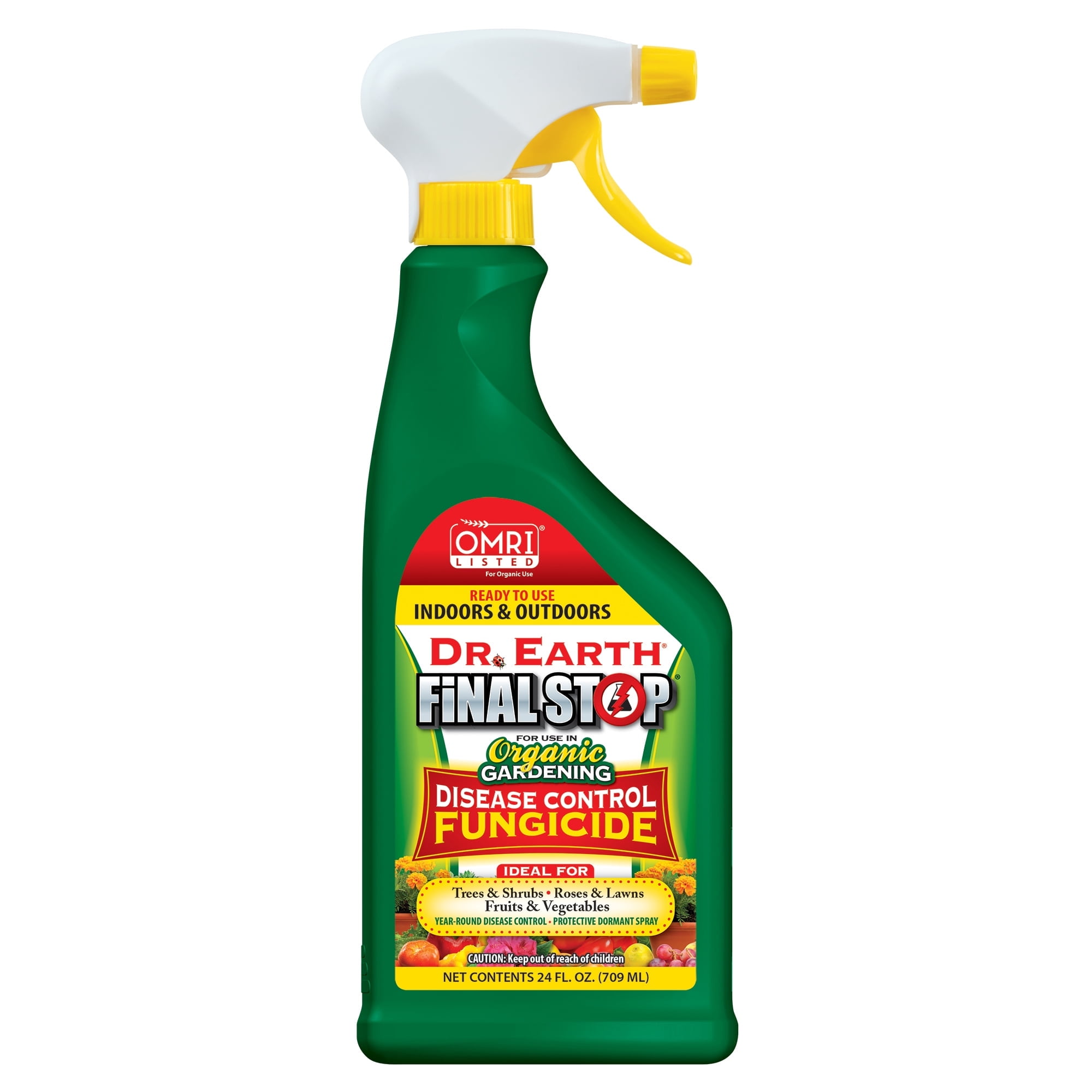 Dr. Earth Final Stop Ready to Use Disease Control Fungicide, 24 oz. 1 Bottle