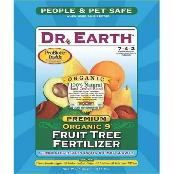 Dr. Earth Natural Wonder Premium Fruit Tree Fertilizer 5-5-2, 4 lb.