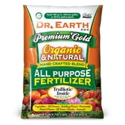 Dr. Earth Organic & Natural Premium Gold All Purpose Plant Food, 4-4-4 Fertilizer, 12 lb.