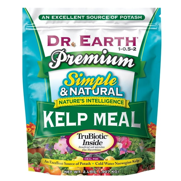 Dr. Earth Organic & Natural Premium Kelp Meal Plant Food, 1-0.5-2 Fertilizer, 2 lb.
