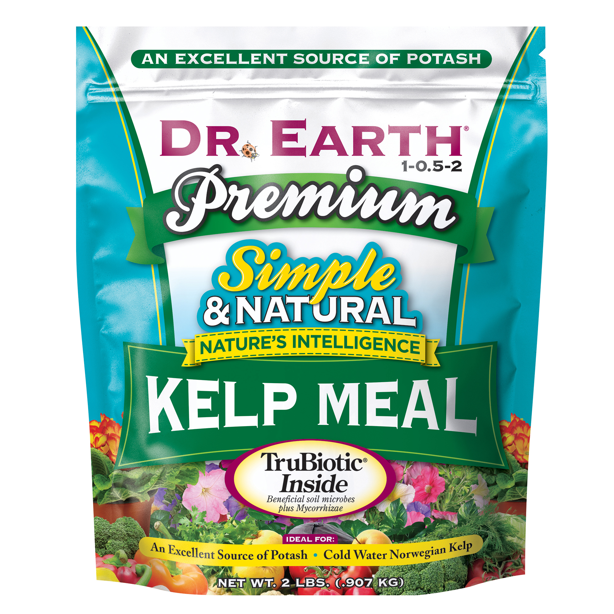 Premium　Fertilizer,　Organic　Earth　Dr.　Plant　1-0.5-2　Meal　Natural　Food,　Kelp　lb.