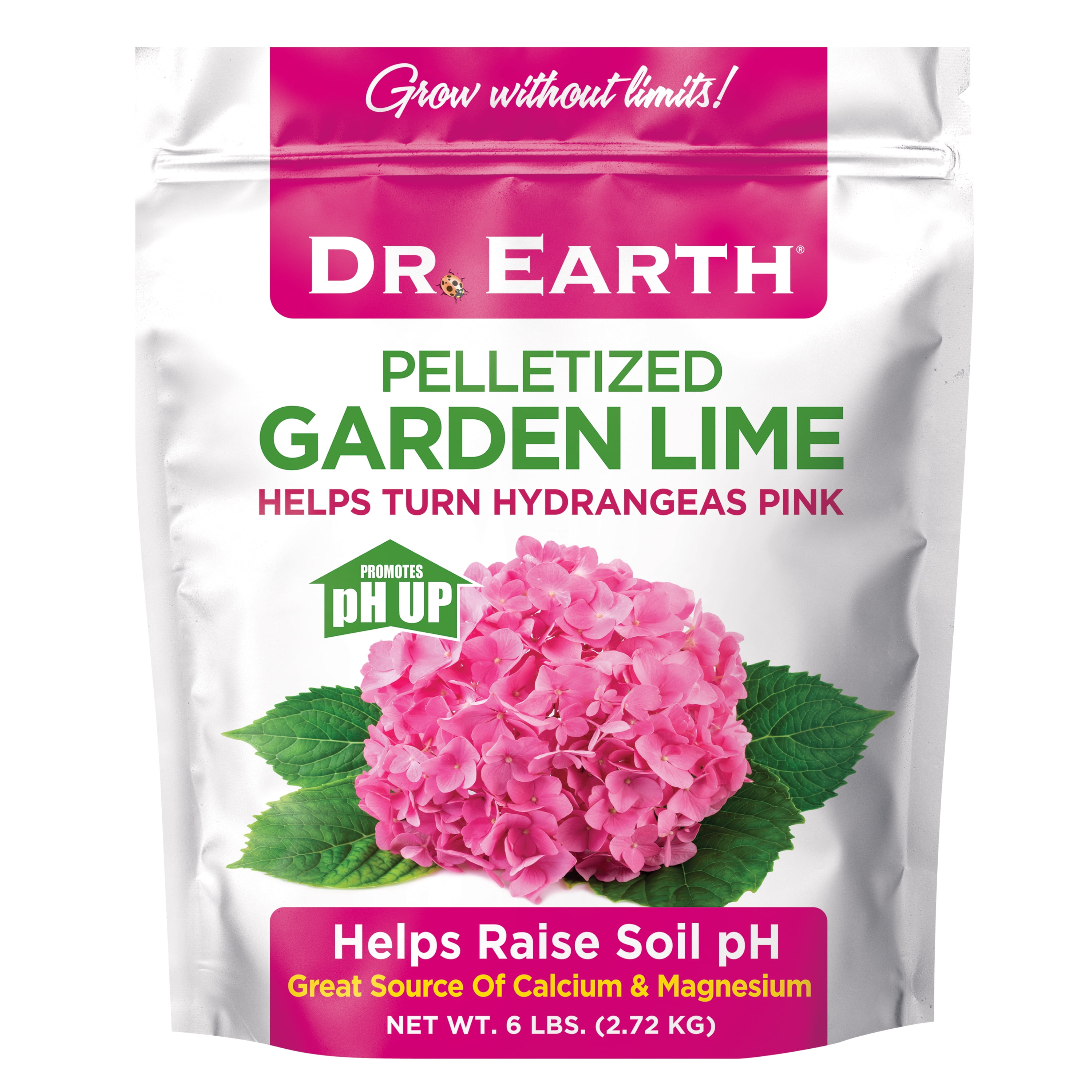 Dr. Earth Pelletized Garden Lime Mineral Supplement Fertilizers, 6 lb