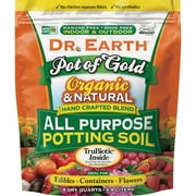 Dr. Earth Pot of Gold 8 Qt. 1-3 Lb. All Purpose Container Potting Soil 813 813 724152