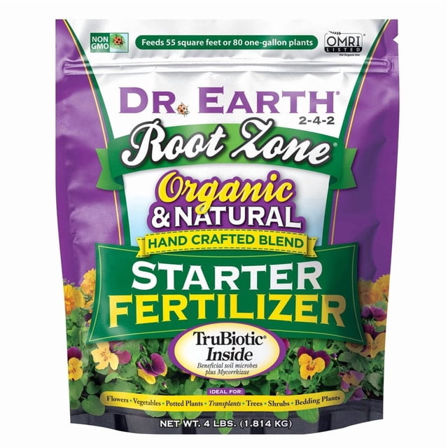 Dr. Earth Root Zone Organic Granules Plant Food 4 lb - Walmart Business ...