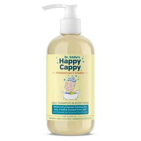 Dr. Eddie's Happy Cappy Daily Shampoo & Body Wash for Dry, Itchy, Sensitive, Eczema-Prone Skin, 8 oz