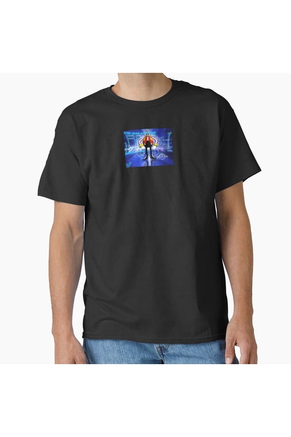 Dr Eggman Shadow Hedgehog Retro Gamer Villain Inspired Art Unisex T-Shirt up to size 5XL