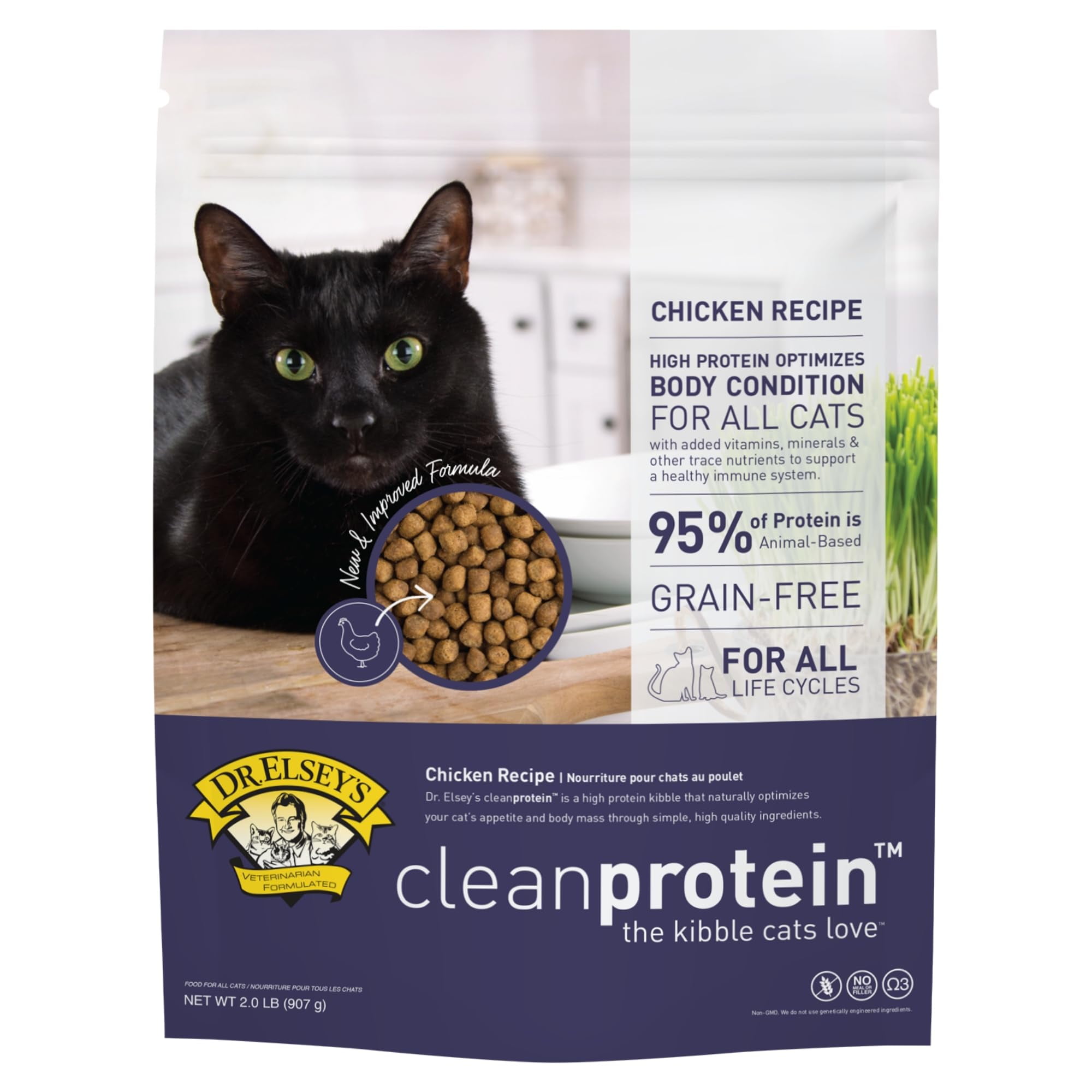 Dr elsey s groovy clean protein dry cat food