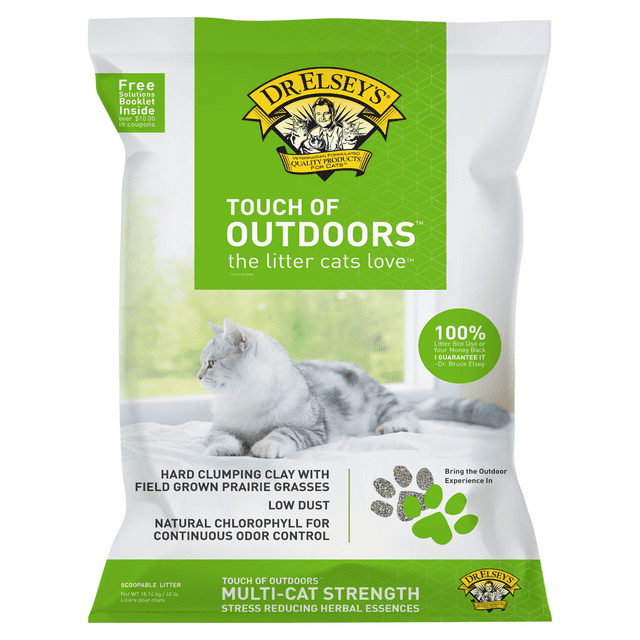 Dr. Elsey's Precious Cat Touch of Outdoors Clumping Clay Cat Litter