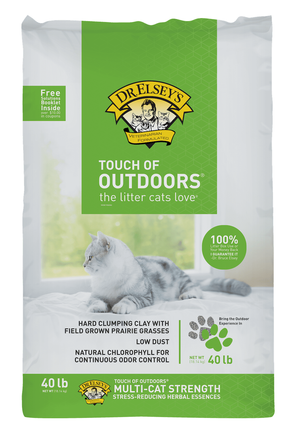 Dr. Elsey's Precious Cat Touch of Outdoors Clumping Clay Cat Litter