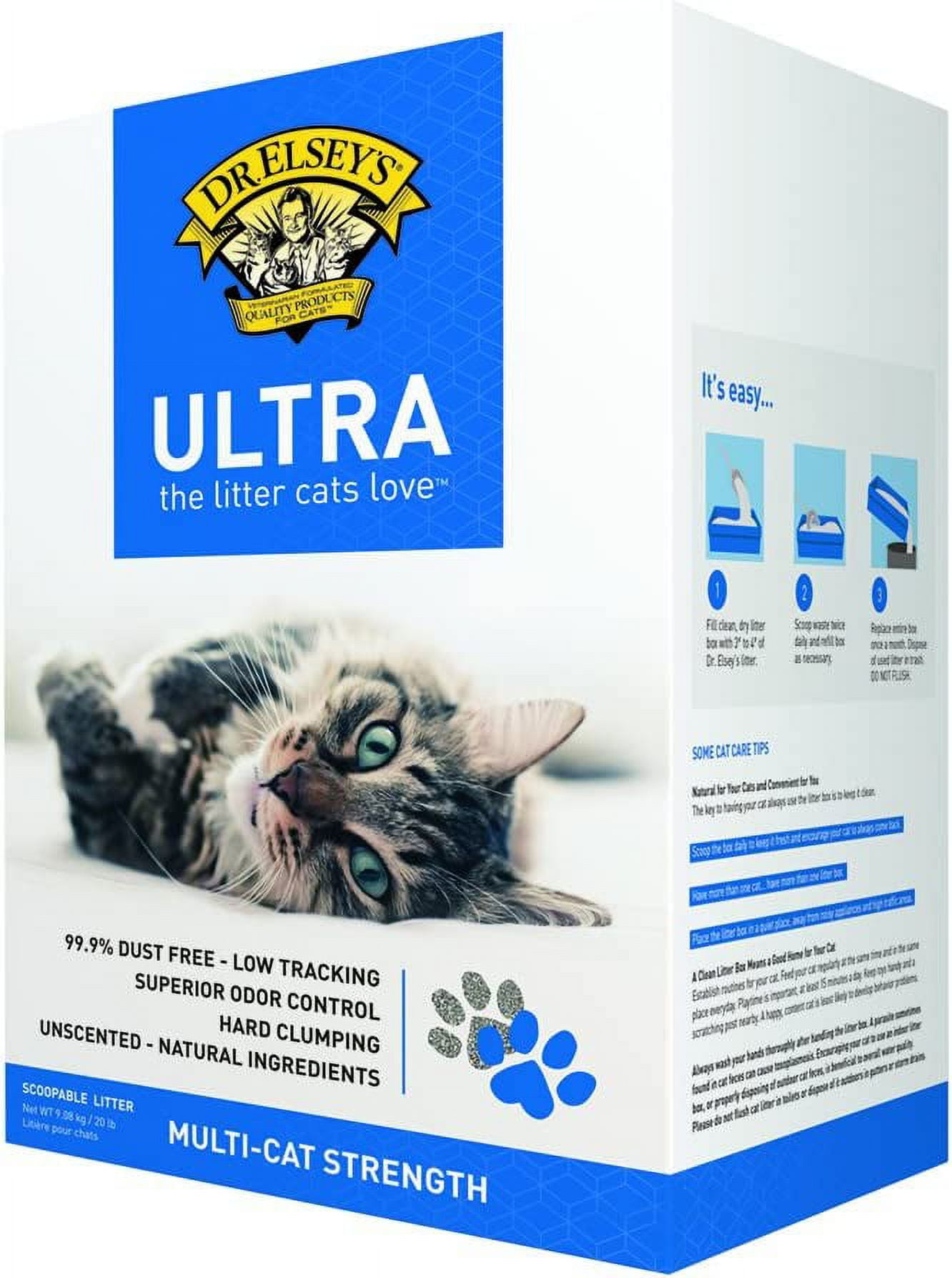Dr. Elsey s Precious Cat Ultra Premium Cat Litter 20 Pound Walmart