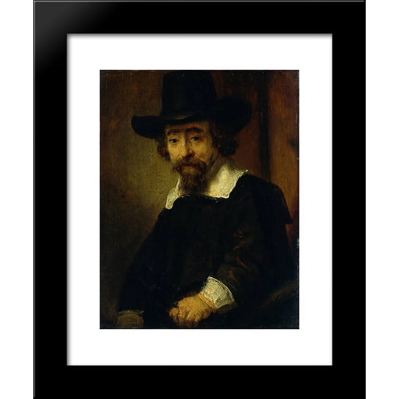 Dr Ephraim BuenoJewish Physician and Writer 20x24 Framed Art Print by Rembrandt