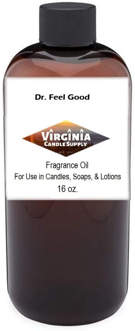 Dr. Feel Good16oz Bottle for Candle Making, Soap Making, Tart Making, Room Sprays, Lotions, Car Fresheners, Slime, Bath Bombs, Warmers