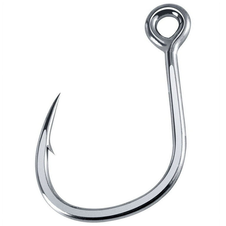 20 Hameçons Cercle In Line Acier Carbone - Pêche Eau Salée, Taille 1