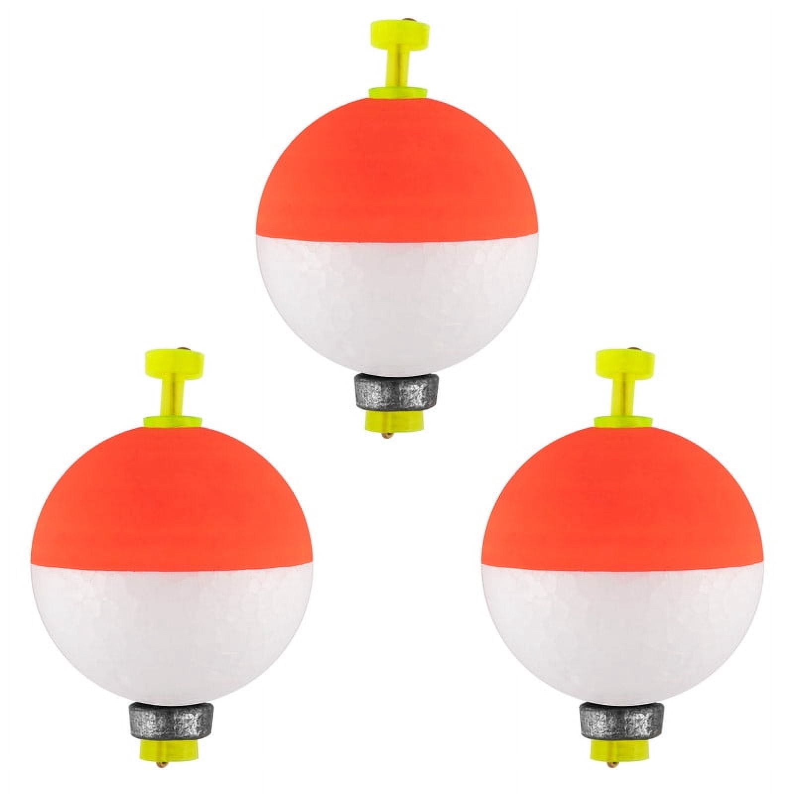 Summit Spring Float Dr.Fish 10 Pack Weighted Fishing Bobbers Snap-on Spring Floats EVA Foam ...