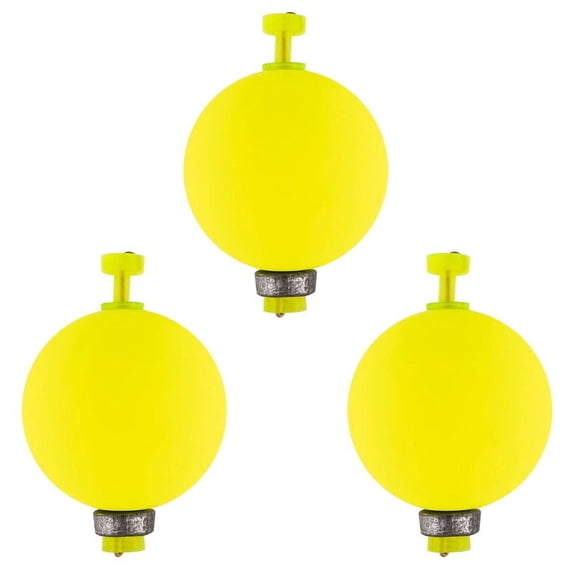 Dr.Fish 10 Pack Weighted Fishing Bobbers Snap-on Spring Floats EVA Foam ...