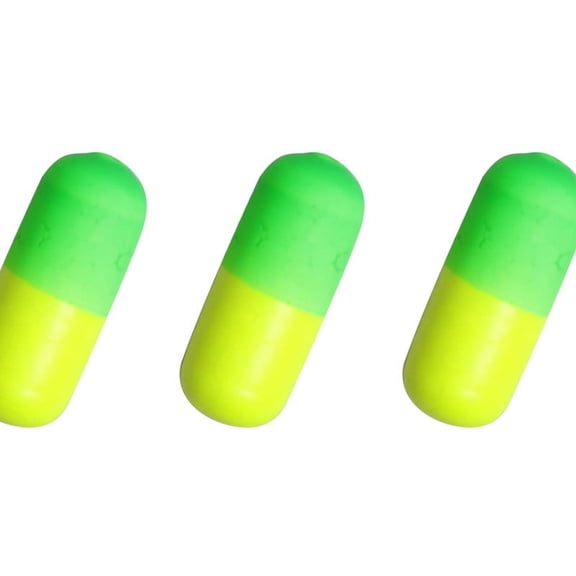 Dr.Fish 100 Pack Fishing Rig Floats Pompano Floats Walleye Rig Lure Making Accessories Surf Fishing Foam Bobbers Snell Float