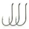 thumbnail image 1 of Dr.Fish 100pcs Octopus Hooks Fishing Circle Hooks #3/0 High Carbon Sharp Black Saltwater, 1 of 8