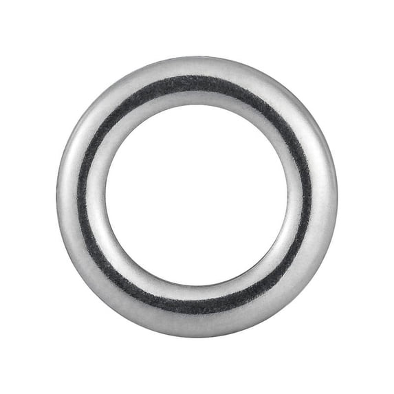 Dr.Fish 100pcs Stainless Steel Fishing Solid Split Rings Lure Snap Connector