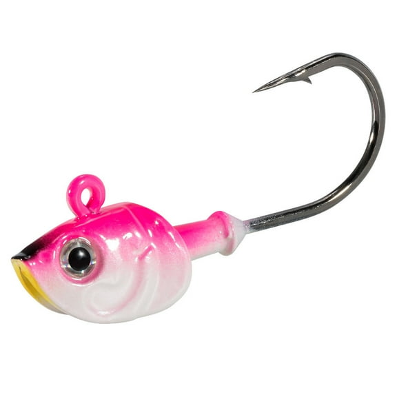 Dr.Fish 10pcs Swimbait Jig Heads Flat Jigs 3D Eyes High Carbon Steel Hooks Saltwater