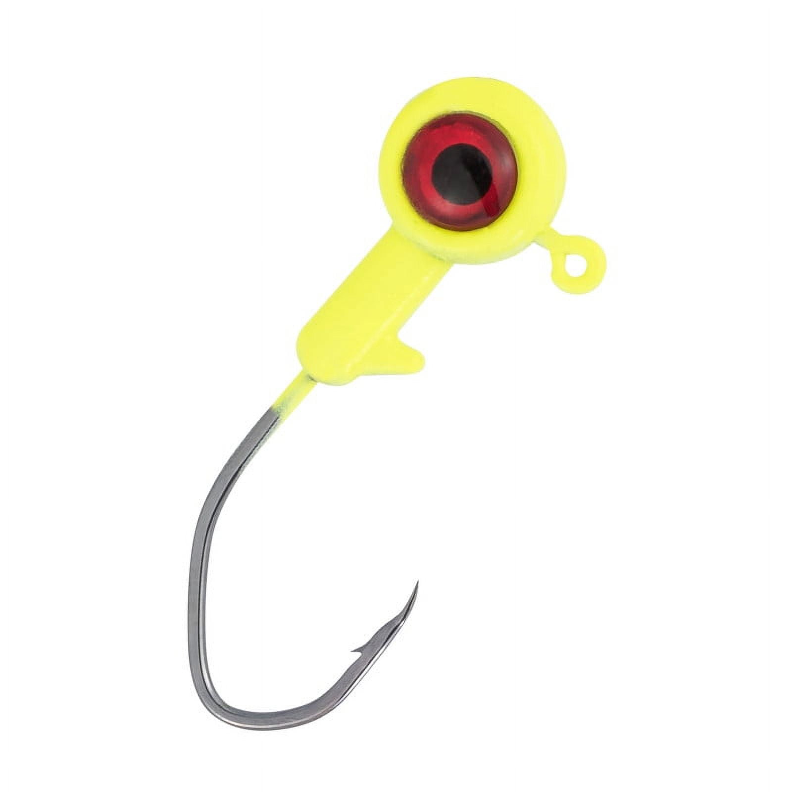 Dr.Fish 30 Fishing Crappie Jig Head Hooks 1/16oz Lead Ball Head Lure