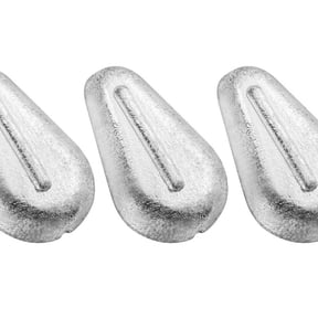 Dr.Fish No Roll Sinkers 2 oz for Surf Fishing 5 Pack Fishing Lead Weights for Catfish Rig