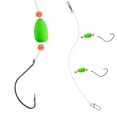 thumbnail image 1 of Dr.Fish 5 Pcs Pompano Rigs Surf Fishing Snell Floats Swivel Snaps Circle Hooks Saltwater, 1 of 7