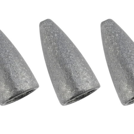 Dr.Fish 50 Pack Bullet Fishing Sinker Weight Worm Weights Lead Sinker for Bass Fishing, Texas Rigs