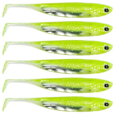 Potatoshop2012 Micro Fishing Shad Lures 4cm – 10 Pack – Perch Bass Trout – Glitter