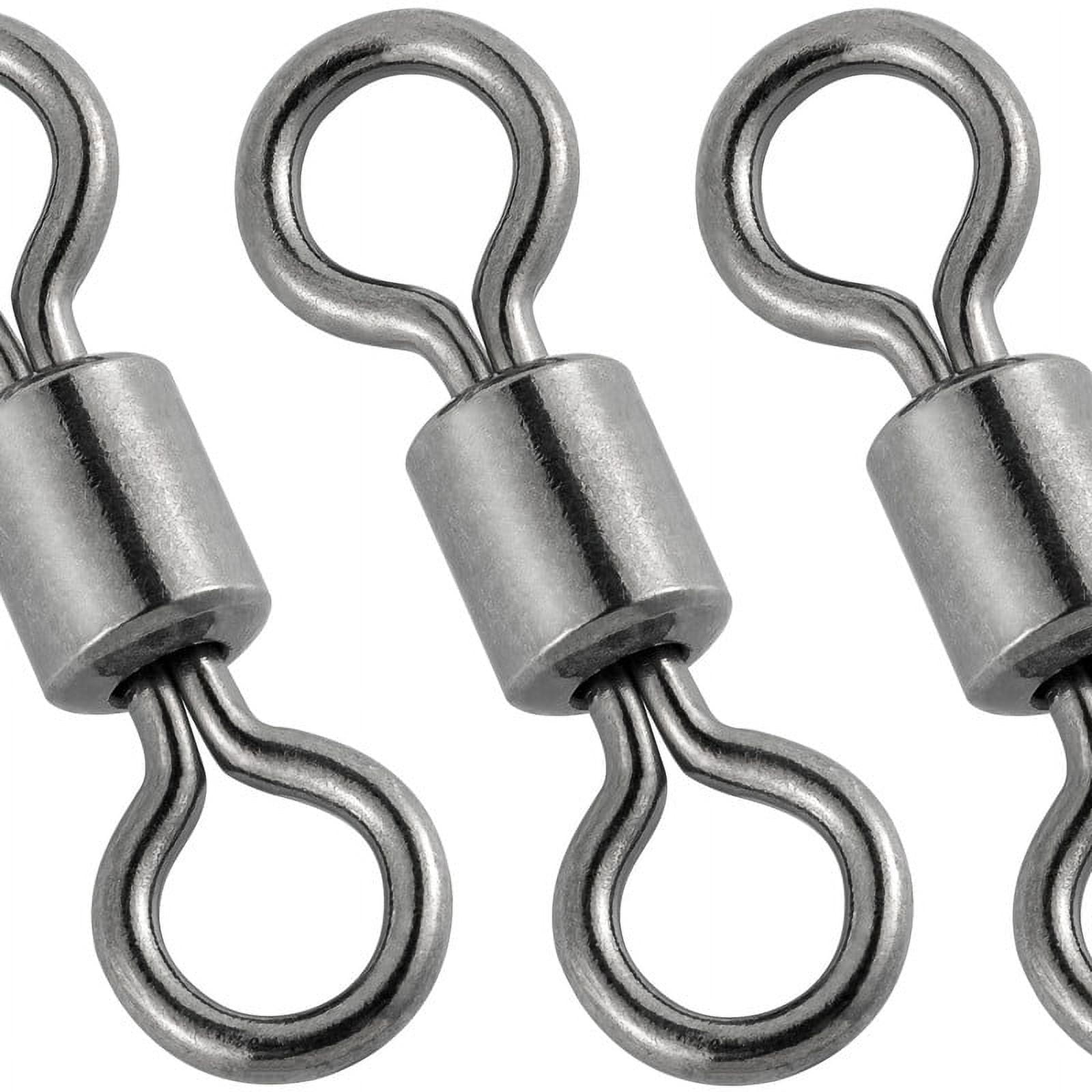 Dr.Fish Fishing Barrel Swivel size 8/0 551LB,20 Pack Stainless