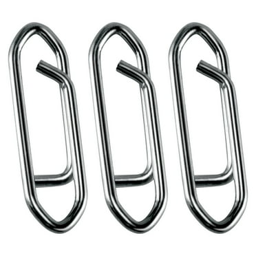 Dr.Fish Fishing Power Clips Stainless Steel Speed Clip Quick Change Fast Link Fishing Snap Connector Freshwater Saltwater Quick Snap Crankbait Tackle