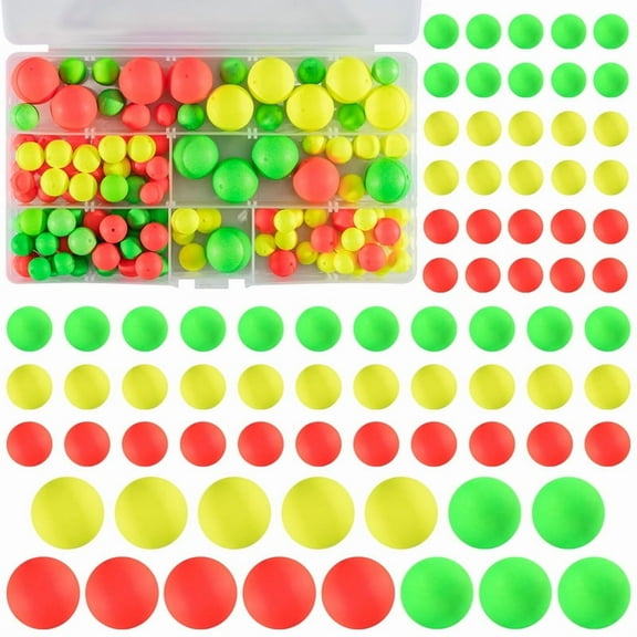 Dr.Fish Fishing Rig Floats Kit Pompano Rig Surf Fishing Floats Walleye Spinner Rig Snell Float Crawler Harness Lure Making Supplies Bullet Shape Oval Foam Floats