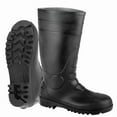 thumbnail image 1 of Dr. Fish Men's Black Rain Boots Waterproof, Outdoor Boots with Steel Toe & Shank PVC Rubber Boots Slip Resistant Knee-High Work Boots for Fishing Farming Gardening Manufacturing., 1 of 10
