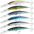 thumbnail image 1 of Dr.Fish Minnow Jerkbait 7" 13ft Deep Diving Lure Saltwater Hard Fishing Lures, Fishing Trolling Lures Fishing Freshwater Fishing Plugs Mackerel Bluefish Bass Trout Walleye, 1 of 7