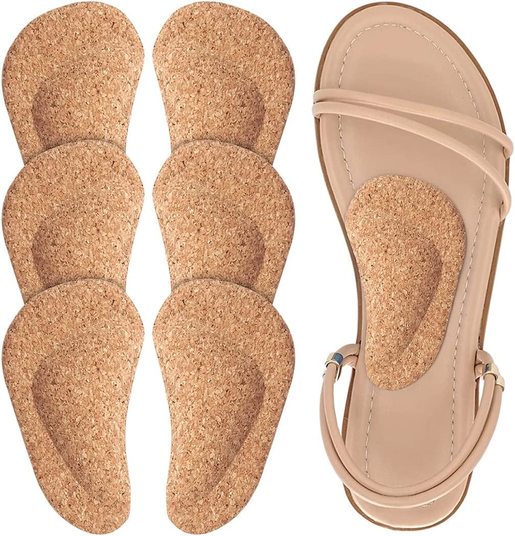 Dr. Foot's Arch Support Shoe Insoles for Flat Feet, Gel Arch Inserts