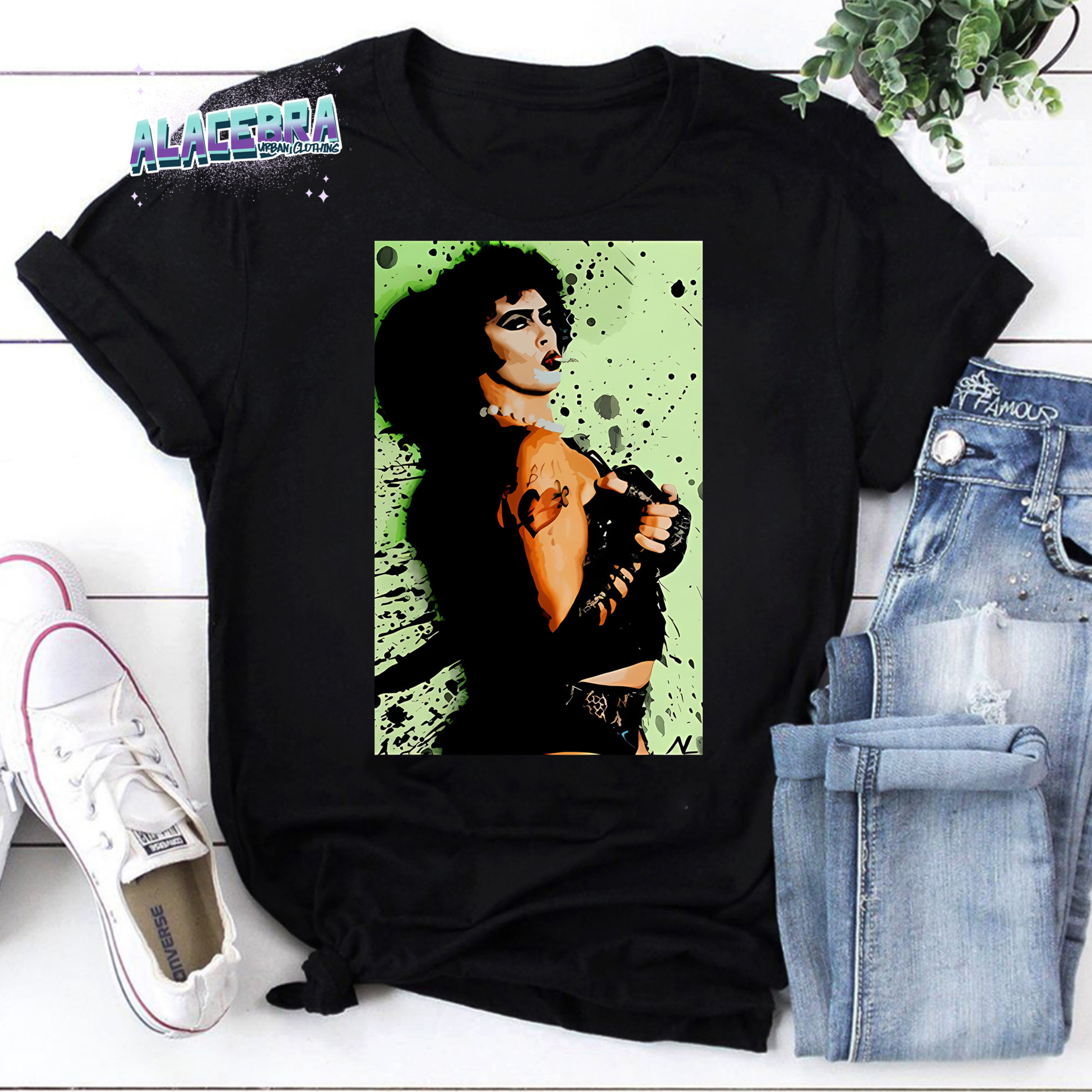 Rocky Horror Picture Show Was Anziehen Dr Frankenfurter From Rocky Horror Picture Show Vintage T-Shirt, Frank