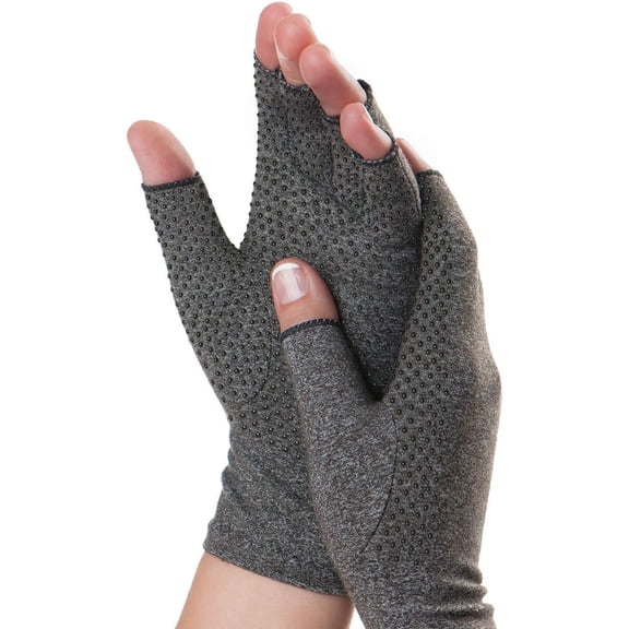 Dr. Frederick's Original Grippy Arthritis Gloves for Women & Men - Compression for Arthritis Pain Relief - Small