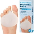 thumbnail image 1 of Dr. Frederick's Original Metatarsal Pads - 4 Pieces - Ball of Foot Cushions for Rapid Pain Relief - Gel Foot Pads - Shoe Inserts for Men and Women, 1 of 8