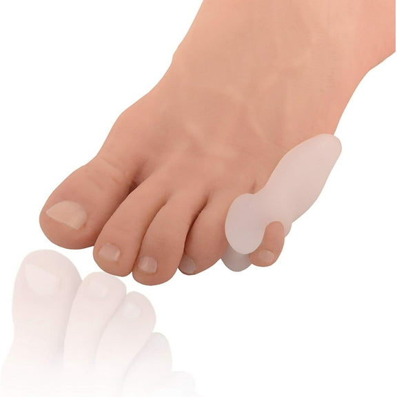 Dr. Frederick's Original Tailors Bunion Pads - 6 ct - Soft Gel Shield Spacers for Bunionette Relief - Cushions Pinky Toe & Reduces Friction - Washable, Latex-Free, Doctor-Developed Foot Protectors