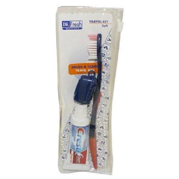 Product Of Dr.Fresh, Tooth Brush & Tooth Paste - Travel Kit, Count 1 - Personal Care / Grab Varieties & Flavors